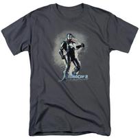 Robocop - Break On Through -  Unisex Short Sleeve Children's T-shirt - Gray 120