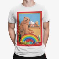 rainbow tv show kids cartoon film movie 80s retro British t shirt S