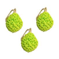 3Pcs Natural Sea Sponge Honeycomb Bath Sponge for Infant Toddler Adult Use Exfoliation Massage Bathing Odor Free žalia