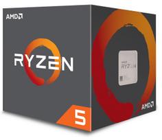 AMD CPU Ryzen5 1600 with Wraith Spire 65W cooler AM4 YD1600BBAEBOX
