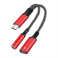 OTG Adapter Type C to 3.5mm Audio Adapter Charging Cable Aux Converter Cable Converter OTG Cable