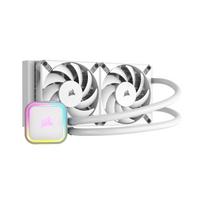CORSAIR iCUE H100i RGB ELITE White 240mm LGA1700AM5AM4 Socket Compatible Liquid CPU Cooler CW-9060078-WW