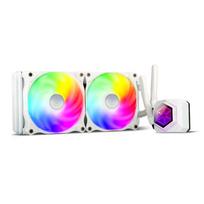 SilverStone Technology Permafrost PF240W-ARGB V2 White 240mm All-in-One Liquid Cooler SST-PF240W-ARGB-V2