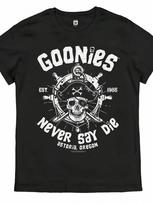 Vintage Unisex's Goonies Never Say Die Retro Pirate Skull & Crossbones Graphic T-Shirt S