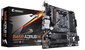 Gigabyte B450 AORUS M AM4  B450  DDR4  S-ATA 600  MicroATX Socket - Black
