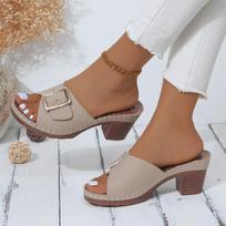 Fashion Women Sandals 2024 Flats Platform Flip Flops Shoes Female Summer High Heels Women Beach Sandals Open Toe Slides Zapatos De Mujer 36