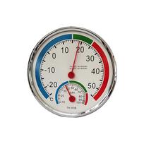 1 Pcs Mini Indoor Thermometer Hygrometer Analog 2 in 1 Temperature Humidity Monitor Gauge for Home Room Outdoor Offices