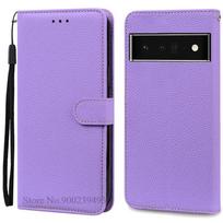 Pixel 6/6Pro/6A Case For Google Pixel 6 Pro Case Flip Leather Wallet Cover For Google Pixel 6A Case Protective Book Cover Capa For Pixel 6