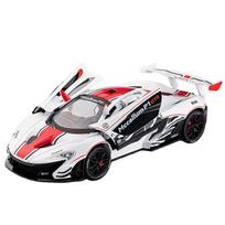1/22 Scale McLaren P1 GTR Supercar High Simulation Alloy Metal Diecast Model Car Sound & Light Model Vehicle Toy for Kid Gifts Present