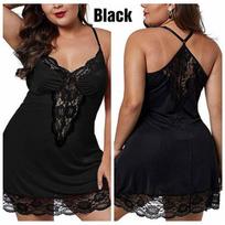 Sexy Plus Size Moteriškas nėriniuotas apatinis trikotažas Satininis miegui skirtas drabužis „G-styling“ rinkiniai Naktiniai drabužiai miegui Naktiniai marškiniai miegui apatiniai drabužiai XXXXXXL