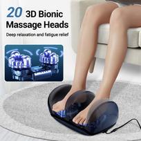 Electric Foot Massager Plantar Fascia Roller Massage Body Muscle Relaxation Care Shiatsu with Heat Kneading Air Compression Tool EU Plug