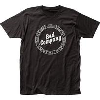 Bad Company Lineup Mens T Shirt Rock N Roll Music Classic Band Tee New Black S