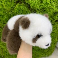 Doll Tribe Qizi Doll Brown Panda Plush Toy Giant Panda Pillow Gifts Children's Gifts 30cm