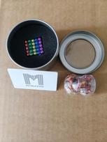 Neodimio Geležies Boro Žaislinis Magnetas Sidabrinis 3-5mm Stiprus Magnetinis Kamuoliukas