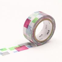Masking Tape MT 1,5 cm Double Face color block gryna