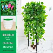 Artificial Hanging Pothos Vine: Fake Greenery for Indoor Decor