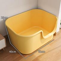 Extra Large Enclosed Odor-Proof Cat Litter Box with Splash-Proof Design Default