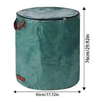 Reusable Yard Waste Bags Heavy Duty Garden Waste Bags Foldable Leaves Collection Container With Reinforced Handles For Lawn