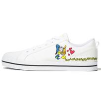 Adidas Disney X  Neo Bravada Donald Duck Slip Resistant Durable Low Top Skate Shoes Unisex Skate Shoes White FY0255 36