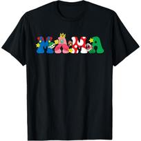 Funny Game Mama Boy Mom Mother'S Day For Womens T-Shirt22 S