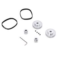 Synchronous Wheel for VORON 2.4 3D Printer 20+60 Teeth 8mm Bore with 200mm L 6mm W Belt