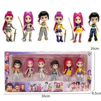Du rinkiniai Anime Kpop Demonų Medžiotojai Saja Berniukai Mergaitės Serija Figūrėlė Žaislas Dekoras Statulėlės Ornamentas Kalėdiniai Žaislai Dovana