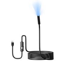 Endoskopinė kamera 1920P HD su 8 LED lemputėmis, vandeniui atspari inspekcinė kamera, Type-C 10M Hard 8mm