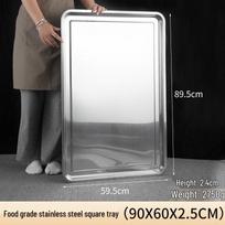 Commercial Stainless Steel Square Prep Tray