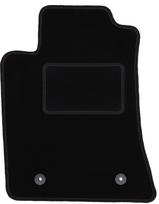 Driver's mat black for: Toyota Avensis II T25 station wagon, liftback, sedan (2003-2009)