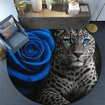 Cartoon Print Round Area Rug,Carpet Rug for Living Room Bedroom Sofa Playroom Decor,Non-slip Floor Mat 80cmx80cm