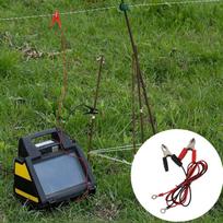 Solar Fence Wire with For Alligator Clips 3ft 91cm for Electric Fence For Chargers Protect Livestock and Gardens China Mainland
