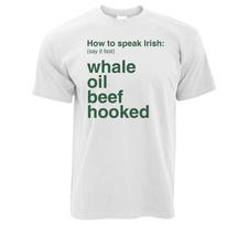 Whale Oil Beef Hooked Marškinėliai - Juokingi Airišku Akcentu Unisex Marškinėliai S