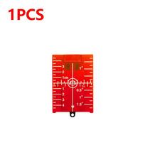 Vertical/Horizontal Laser Level Target Plate Replacement Magnetic Inch/cm Card Tool Parts Lightweight Laser Level Fittings