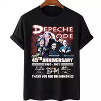 Vintage Depeche Mode 45th Anniversary T-Shirt Size S to 5XL 2F858 4XL