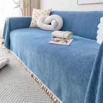 Universal Waterproof Chenille Sofa Cover: All-Season, Urine-Proof, Solid Color Design 45x45cm Throw Pillowcase (No Insert)