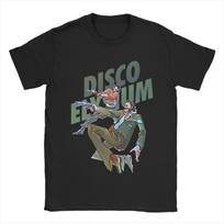 Disco Elysium Gaming T Shirt Summer  Popular TShirts Mens 100 Cotton O Neck Oversized Top Tees ShortSleeved Y2K Fun Tops S