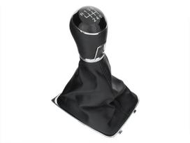 VW Golf VII 2012- BLACK gear shift knob + 6-gear gaiter