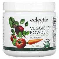 Eclectic Institute Raw Fresh Freeze-Dried Veggie 10 Food Powder 120g (4.2oz) 120g - 1 ea