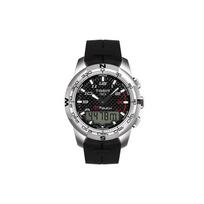Tissot Touch Series Quartz Movement Casual Sports Swiss Watch 100 Meters Water Resistant Chronograph Calendar Function Men watches T047.420.47.207.00 Black Dial