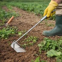 Garden Hoe Gardening Tool for Soil Loosening Cultivator Lightweight Handheld Turning Large