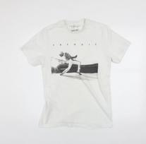 Topman Men’s White Freddie Mercury Band Graphic Cotton T-Shirt Size S XL