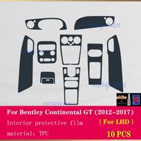 Skirta Bentley Continental GT 2012-2017 Navigacijos ekrano skydeliui Automobilio interjero TPU apsauginė plėvelė Anti-Scratch lipdukas