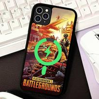 Tactical Competitive Type Game P-PUBG-S For Magsafe Case For IPhone 17 16 Pro Max 15 14 Plus 13 Wireless Charging Phone Cover iPhone 15 pro