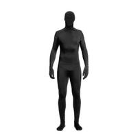 Visas vientisas kostiumas Unisex Suaugusiems Gobtuvas Spandex Tampriausas Unitard Kūno Kostiumas 170CM juoda