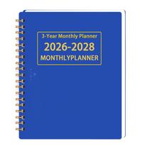 A4/A5 3 Years Monthly Planner Smooth Writing 2026-2028 Calendar Book Annual Summary Yearly Goals Agenda Calendar Academic Year