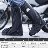 Women's High Tube Rain Boots Durable 42cm Tall Waterproof Shoe Protector Non-Slip Wear-Resistant Shoe Cover Outdoor Use