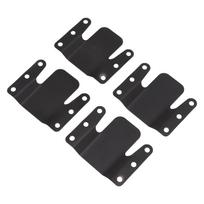4PCS/8PCS Metal Construction Sofa Connector Black Color Durable Bracket Iron With Screws Interlocking Connector Sofa