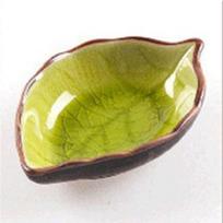 Sushi Leaf Type Kitchen Bowl For Kitchen Sauce Vinegar kitchen Tool Snack Plate Sauce Dish Dipping Dish Seasoning Plate geltona