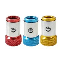 3pcs Anti-Slip Design Magnetic Ring Bit Durable Magnetic Magnetizer Ring Available At Both Ends Not Easy To Fall Off