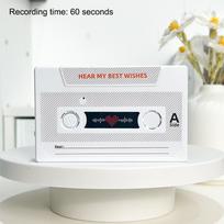 Unique Voice-recorded Cassette Greeting Card Gift, A Talking Gift, Perfect For Couples And Families.+